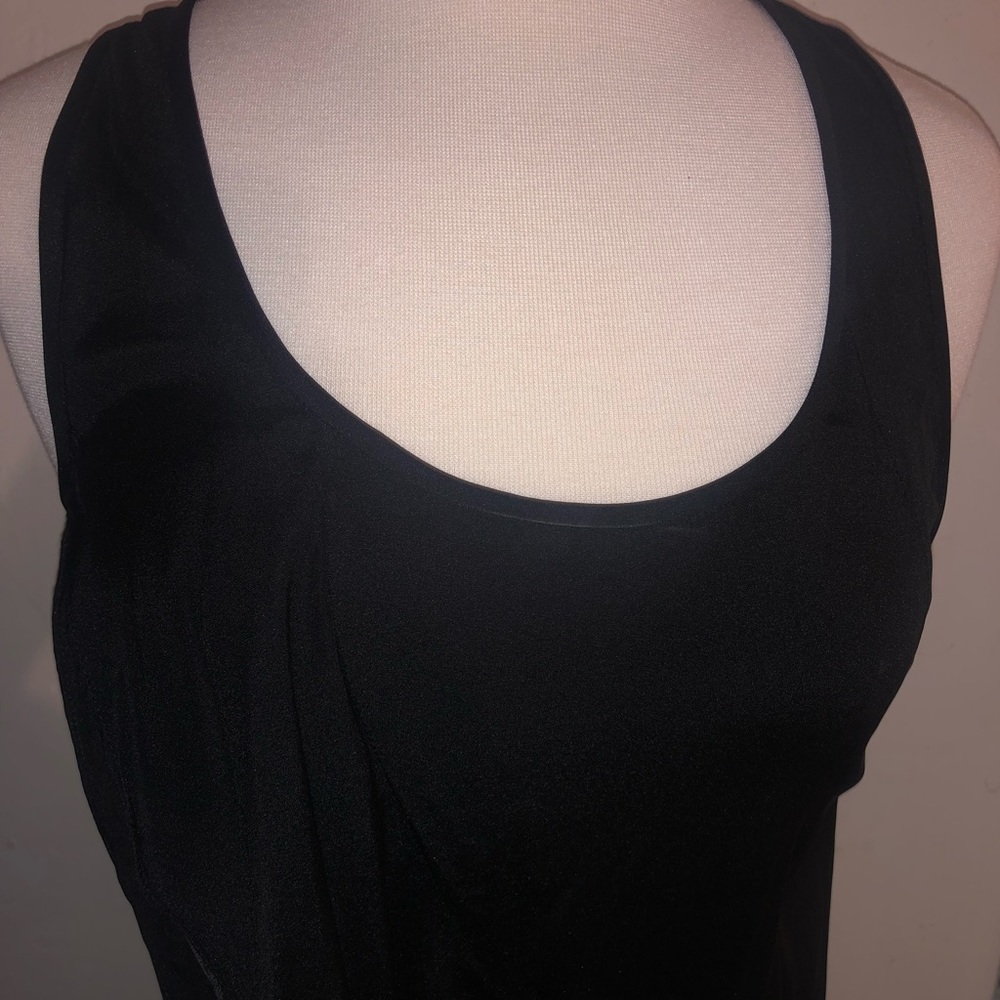 Trina Turk Silk racer back dress